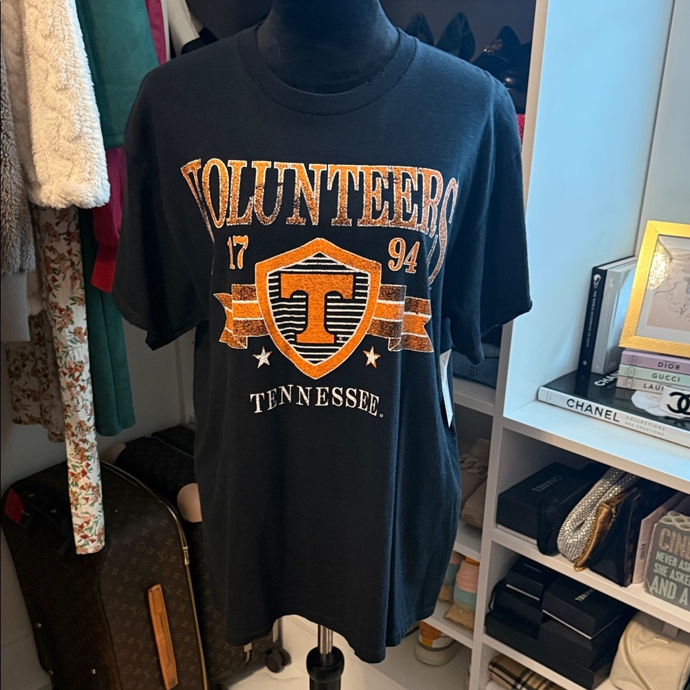 Tennessee Volunteers Black and Orange T-Shirt